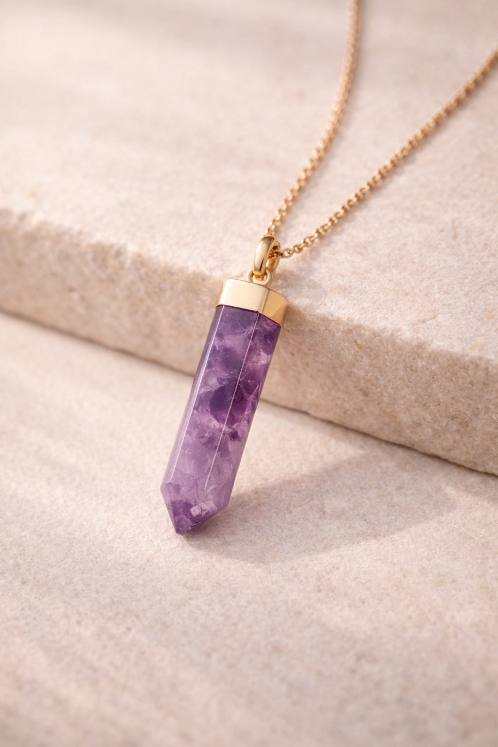 Amethyst Pendant Necklace