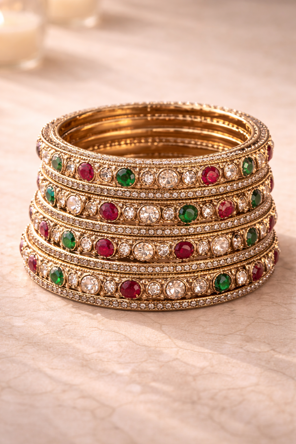 Heritage Gold Bangles